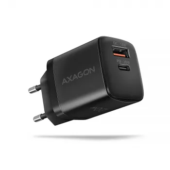 Φορτιστής τοίχου Axagon ACU-PQ20 QC3.0 PD Type-C 20W Μαύρος