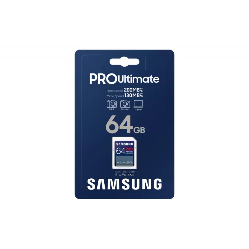 Μνήμη flash Samsung 64 GB SDXC UHS-I Class 3 PRO Ultimate