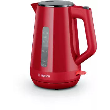 Ηλεκτρικός βραστήρας Bosch TWK1M124 — 1,7 L, 2400 W, κόκκινο, ασύρματος, βάση 360°