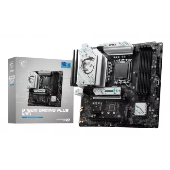 Μητρική MSI B760M GAMING PLUS WIFI – Intel B760, LGA 1700, micro ATX, DDR5, 4 DIMM, Wi‑Fi 6E, 2.5Gb LAN