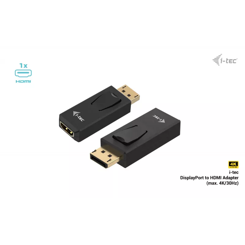 i-tec Παθητικός προσαρμογέας DisplayPort σε HDMI (μέγιστο 4K/30Hz)