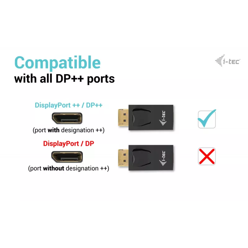 i-tec Παθητικός προσαρμογέας DisplayPort σε HDMI (μέγιστο 4K/30Hz)