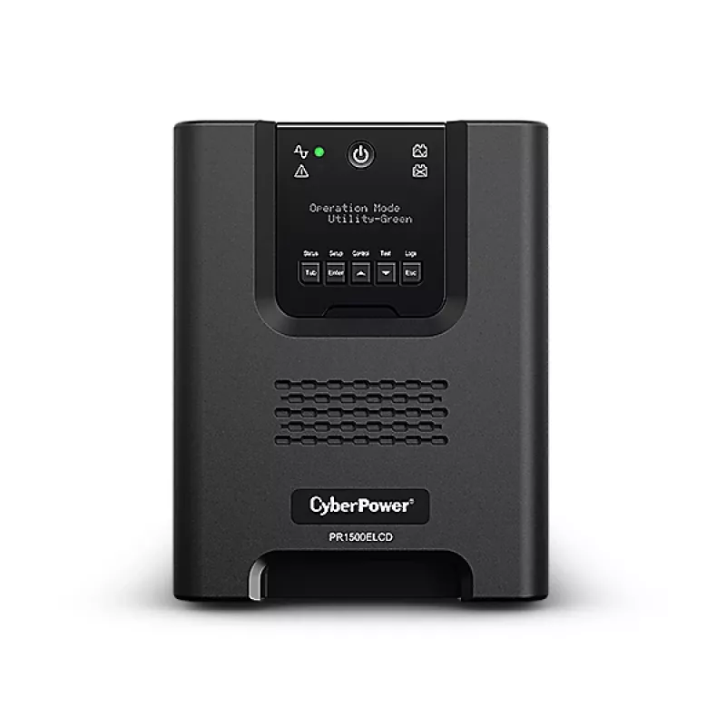 CyberPower PR1500ELCD uninterruptible power supply (UPS) Line-Interactive 1,5 kVA 1350 W 8 έξοδοι AC