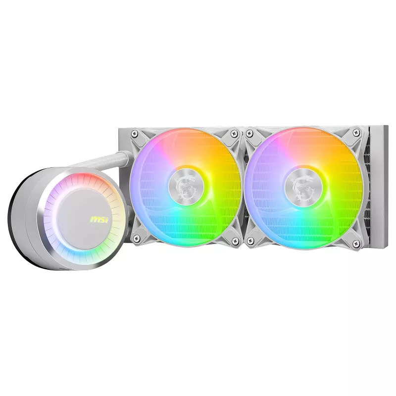 MSI MAG Coreliquid E240 WHITE Μητρική πλακέτα, Επεξεργαστής Σετ υδρόψυξης 12 cm