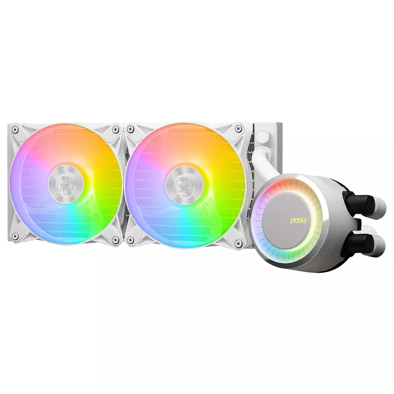 MSI MAG Coreliquid E240 WHITE Μητρική πλακέτα, Επεξεργαστής Σετ υδρόψυξης 12 cm