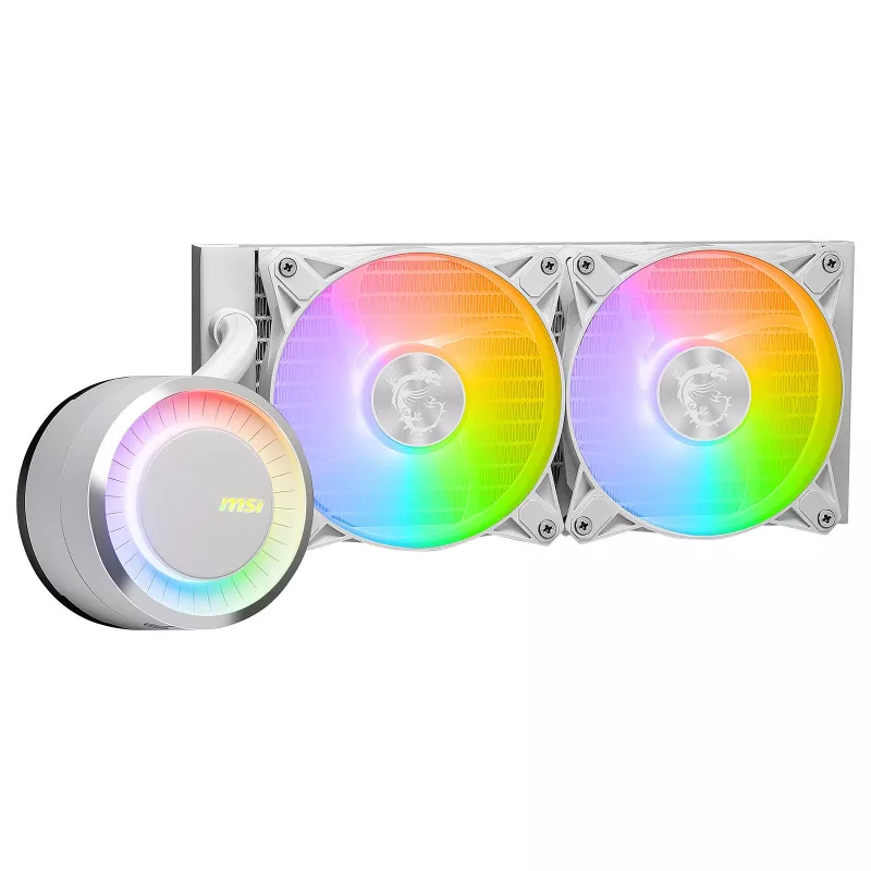 MSI MAG Coreliquid E240 WHITE Μητρική πλακέτα, Επεξεργαστής Σετ υδρόψυξης 12 cm