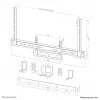 Neomounts AV2-500BL Κιτ Videobar 43-110 ίντσες - VESA - max. 10 kg - καθολικό