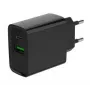 GEMBIRD Φορτιστής USB ταχείας φόρτισης – 2 θύρες Type A & C, 20 W – Μαύρο