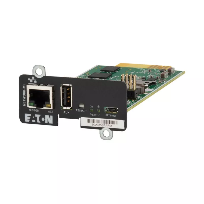 EATON CORPORATION Κάρτα διαχείρισης δικτυακού UPS Mini iNETWORK-M3 1,0 Gbit/s – Πλήρους διπλής κατεύθυνσης