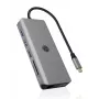 ICY BOX IB-DK4061-CPD Ενσύρματο USB 3.2 Gen 1 (3.1 Gen 1) Type-C γκρι