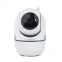 Gembird TSL-CAM-WRHD-02 έξυπνη περιστρεφόμενη κάμερα Wi-Fi εσωτερικού χώρου, Full HD 1080p, Tuya, περιστροφή 355°, λευκή