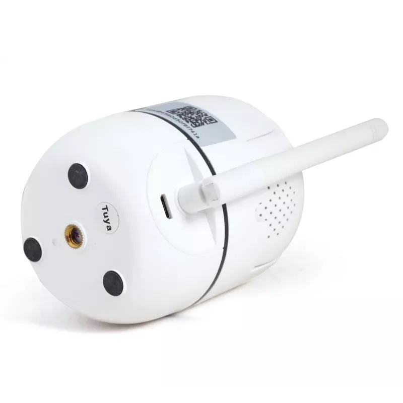 Gembird TSL-CAM-WRHD-02 έξυπνη περιστρεφόμενη κάμερα Wi-Fi εσωτερικού χώρου, Full HD 1080p, Tuya, περιστροφή 355°, λευκή