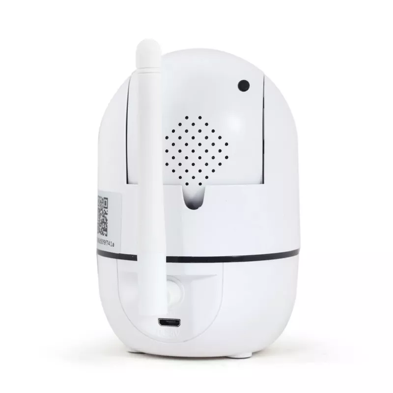 Gembird TSL-CAM-WRHD-02 έξυπνη περιστρεφόμενη κάμερα Wi-Fi εσωτερικού χώρου, Full HD 1080p, Tuya, περιστροφή 355°, λευκή