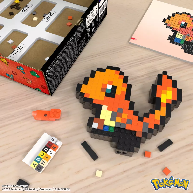 MEGA Pokémon Showcase Glumanda, 13 έτη, πλαστικό, 484 g