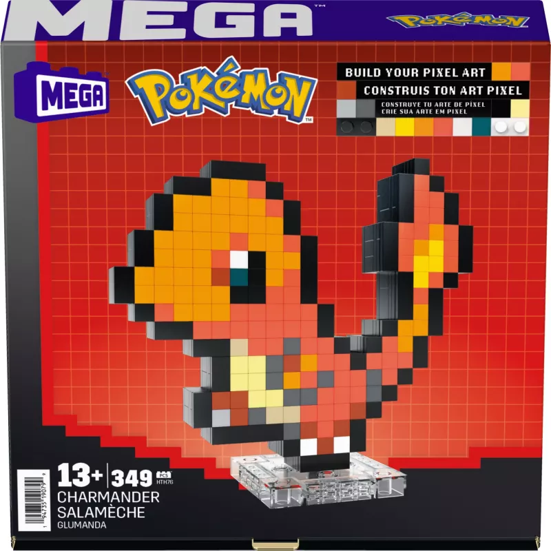 MEGA Pokémon Showcase Glumanda, 13 έτη, πλαστικό, 484 g