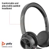 HP Poly Voyager 4320 USB-C Headset +BT700 Dongle, ασύρματο, γραφείο/call center, headset, μαύρο
