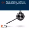 HP Poly Voyager 4320 USB-C Headset +BT700 Dongle, ασύρματο, γραφείο/call center, headset, μαύρο