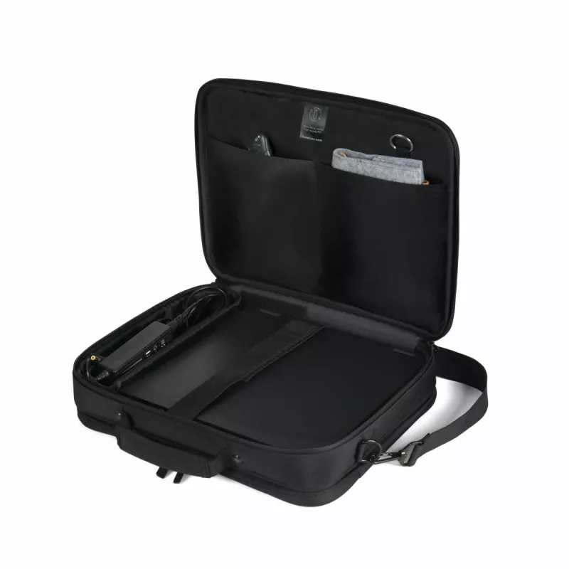 DICOTA Eco Multi Core - 15-17,3 inch τσάντα notebook - μαύρο / 300d 100% ανακυκλωμένο PET-πολυεστέρας