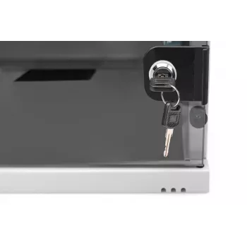 DIGITUS 4U Ερμάριο τοίχου - SOHO μη συναρμολογημένο 241x540x400mm πόρτα από γυαλί γκρι