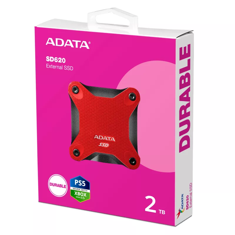 ADATA SD620 2 TB Micro-USB B 3.2 Gen 2 (3.1 Gen 2) μαύρο, κόκκινο