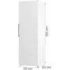 Gorenje Ψυγείο R619EEW5 BK070B, 398 L, SN-N, 38 dB, E, λευκό