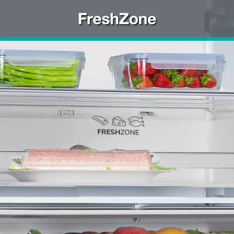 Gorenje NRK720CAXL4 ελεύθερο 495 L ανοξείδωτο