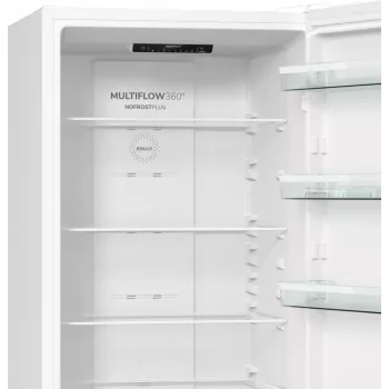 Gorenje συνδυασμένο ψυγείο/καταψύκτης NRK6202EW4 BK070B, 331 L, No Frost (ψυγείο), SN-N, 9 kg/24h, E, λευκό