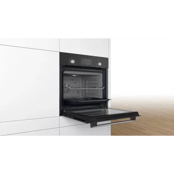 Φούρνος Bosch Serie 2 HBF153BB0 66 L 3300 W μαύρο