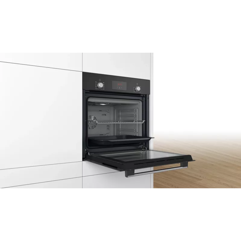 Φούρνος Bosch Serie 2 HBF153BB0 66 L 3300 W μαύρο
