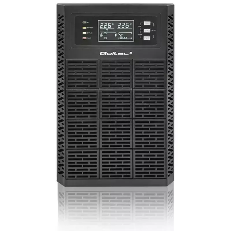 Αδιάλειπτη παροχή ισχύος QOLTEC 52282 3kVA Line-Interactive με οθόνη LCD