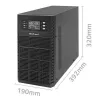 Αδιάλειπτη παροχή ισχύος QOLTEC 52282 3kVA Line-Interactive με οθόνη LCD