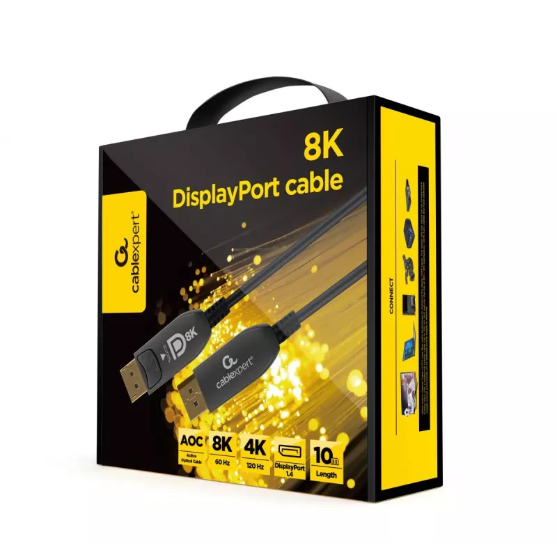Καλώδιο DisplayPort Gembird CC-DP8K-AOC-20M 20m Μαύρο