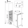 Whirlpool ARG 7342 Ψυγείο-καταψύκτης εντοιχιζόμενο 189 L Λευκό