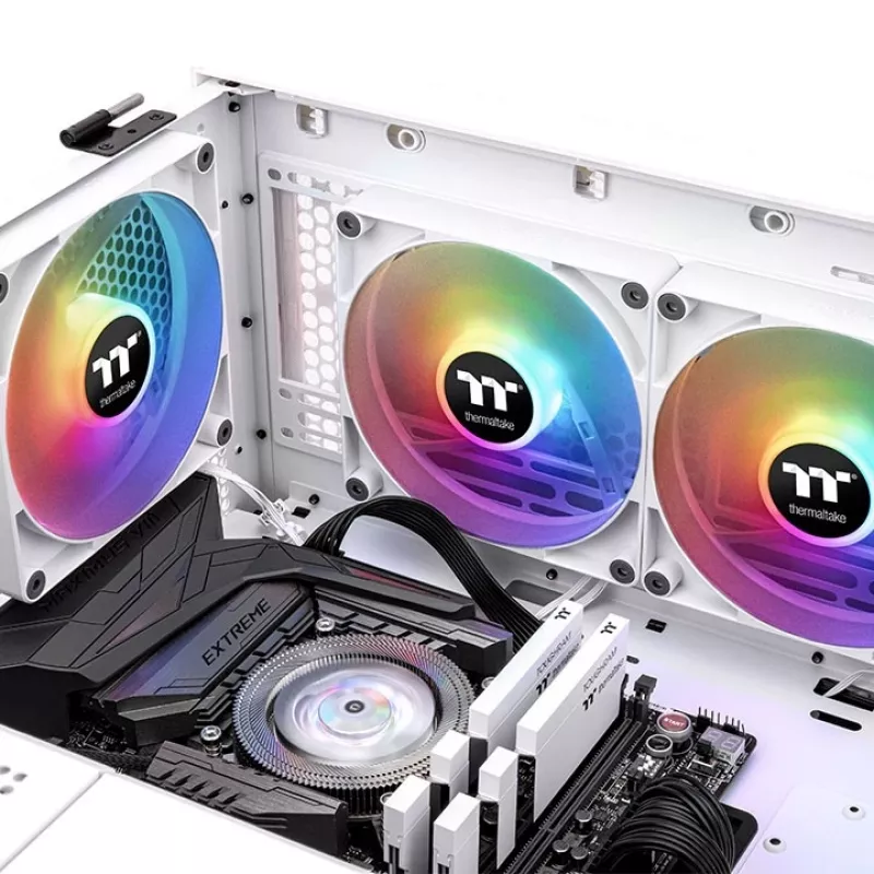 Ανεμιστήρας PC THERMALTAKE - CT120 ARGB Sync - 12 cm - Λευκό - Συσκευασία 2 τεμ.