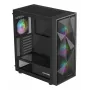 GENESIS Diaxid 605 ARGB Midi Tower Μαύρο