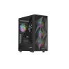 GENESIS Diaxid 605 ARGB Midi Tower Μαύρο