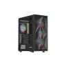 GENESIS Diaxid 605 ARGB Midi Tower Μαύρο