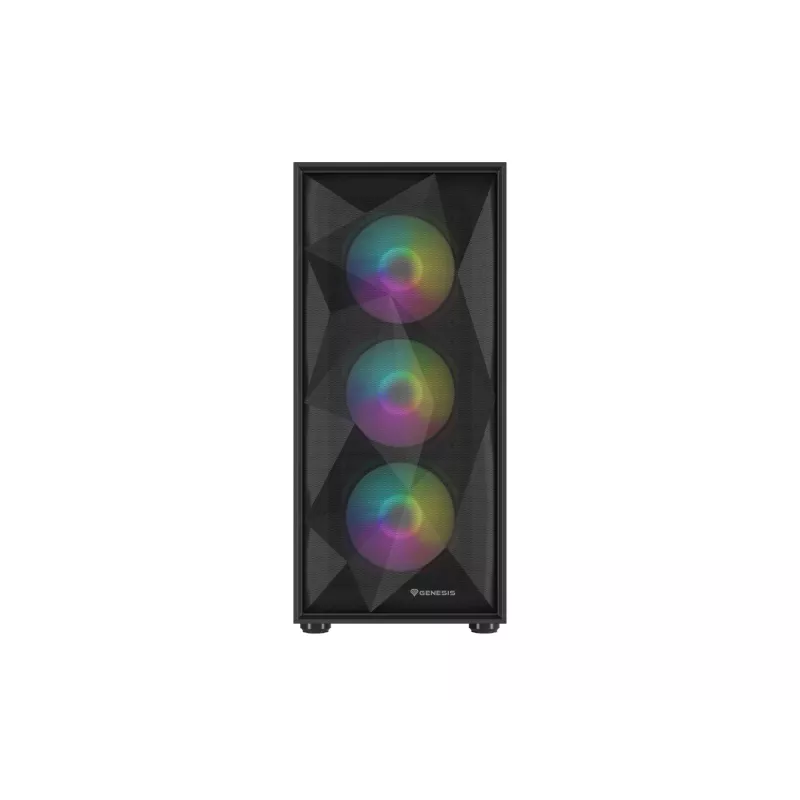 GENESIS Diaxid 605 ARGB Midi Tower Μαύρο