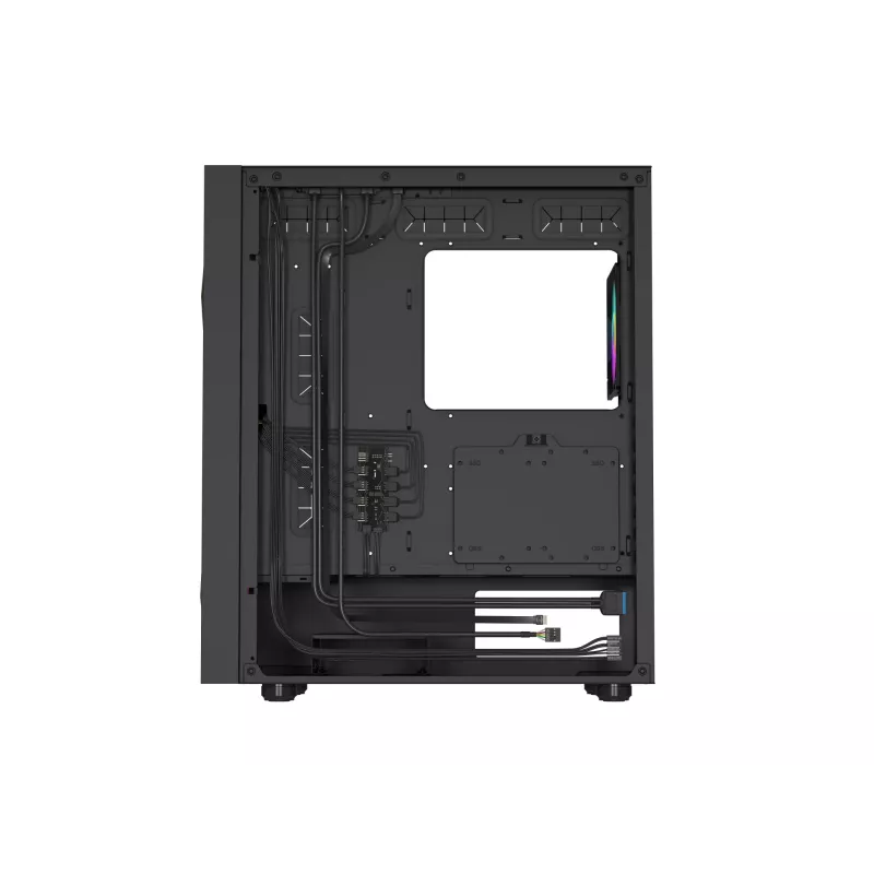 GENESIS Diaxid 605 ARGB Midi Tower Μαύρο