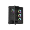 GENESIS Diaxid 605 ARGB Midi Tower Μαύρο