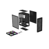 GENESIS Diaxid 605 ARGB Midi Tower Μαύρο