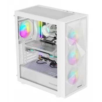 GENESIS Diaxid 605 ARGB Midi Tower Λευκό