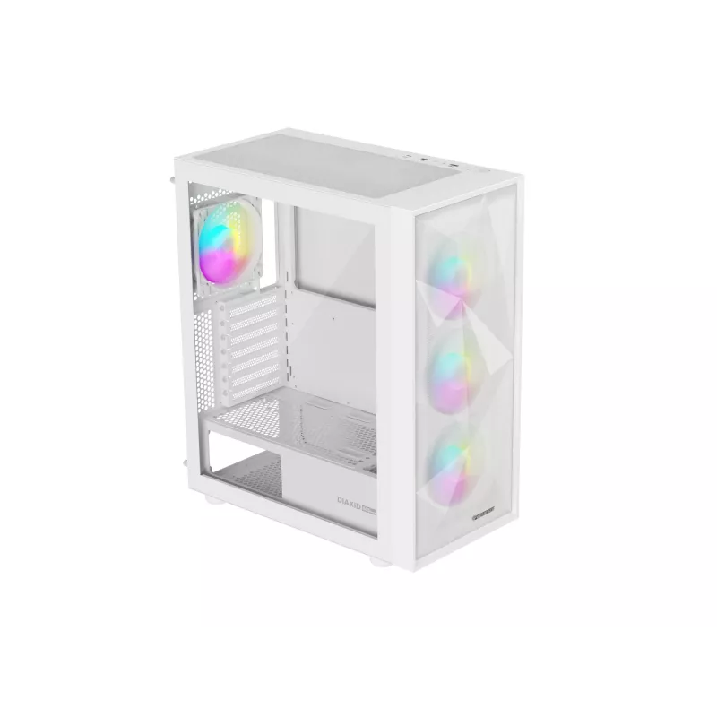 GENESIS Diaxid 605 ARGB Midi Tower Λευκό