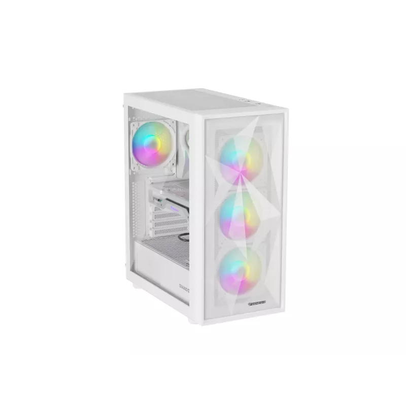 GENESIS Diaxid 605 ARGB Midi Tower Λευκό