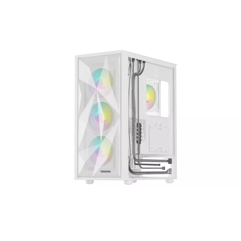 GENESIS Diaxid 605 ARGB Midi Tower Λευκό