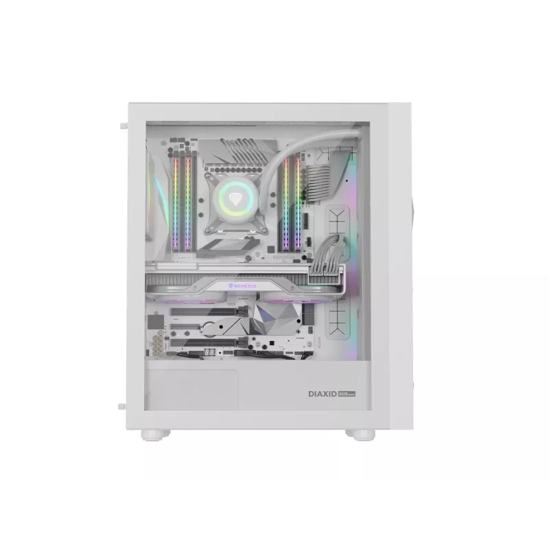 GENESIS Diaxid 605 ARGB Midi Tower Λευκό