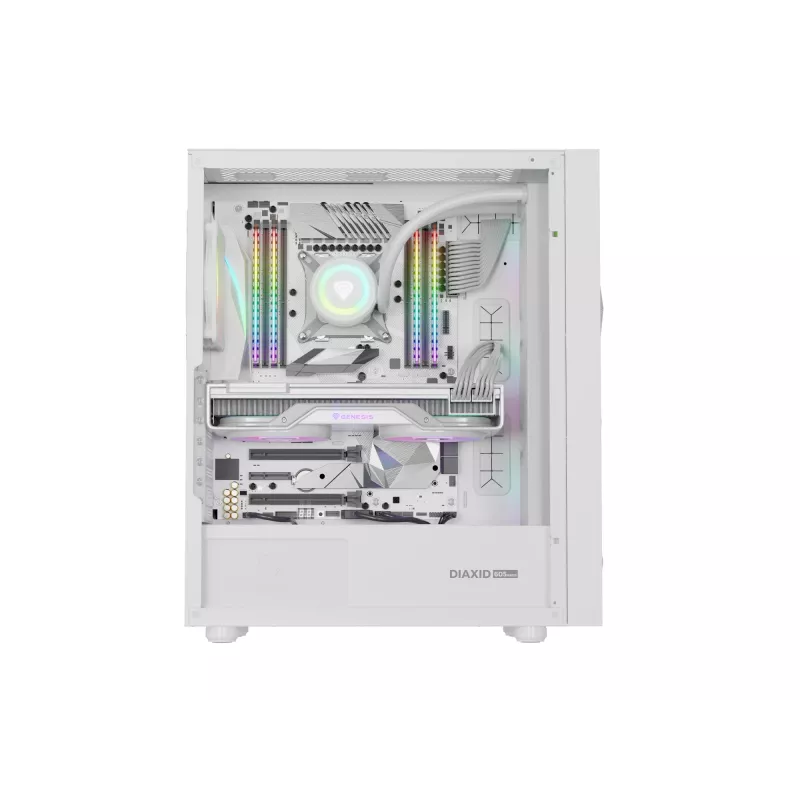 GENESIS Diaxid 605 ARGB Midi Tower Λευκό