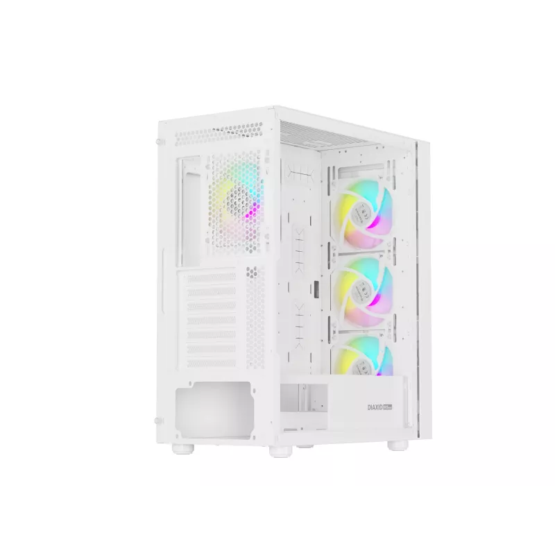GENESIS Diaxid 605 ARGB Midi Tower Λευκό
