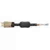 Hama 00205026 Καλώδιο HDMI 3 m HDMI Type A (Standard) Μαύρο, Ροζ