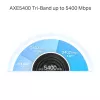 TP-Link AXE5400 Whole Home Mesh Wi-Fi 6E System (Tri-Band), λευκό, DECO XE75 PRO (3-PACK)